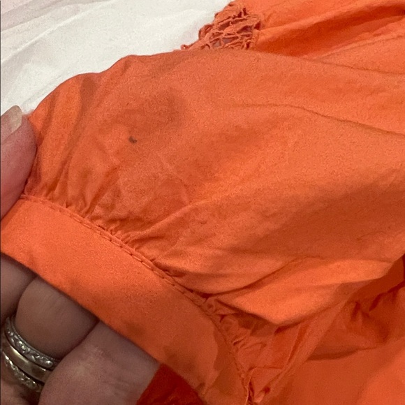 Vineyard Vines Women’s Just Peachy Cotton Eyelet Blouse size M - Picture 9 of 10